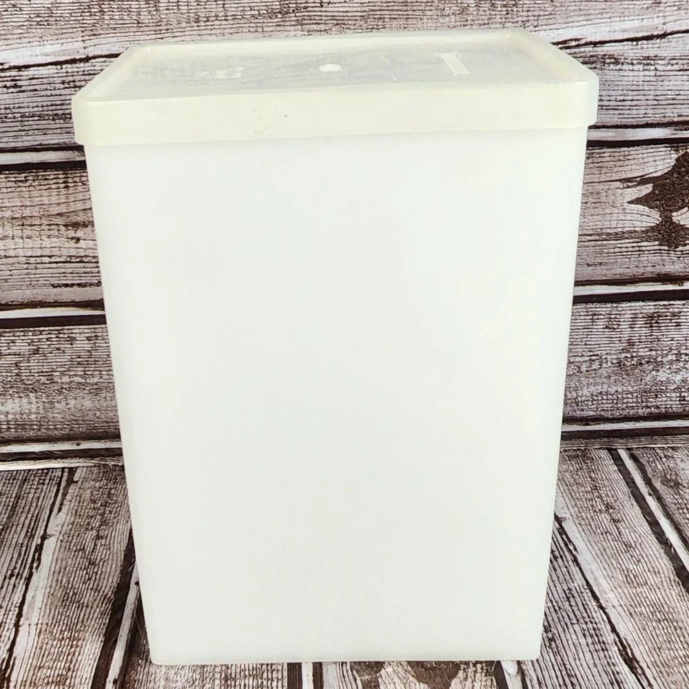Vintage TUPPERWARE Ice Cream Freezer Storage Container #484-2 With Lid #486-1